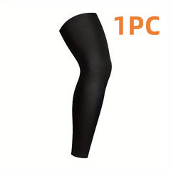 1pc Sports Knee Pads Extended High Elastic Compression Leg Pads
