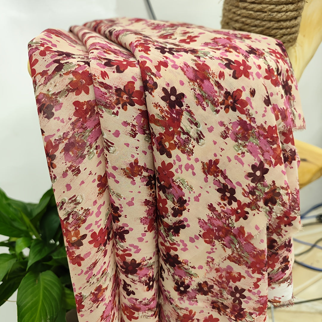 1yd Comfortable & Breathable Chiffon Fabric DIY Clothing Pants Dress Fabric