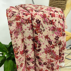 1yd Comfortable & Breathable Chiffon Fabric DIY Clothing Pants Dress Fabric
