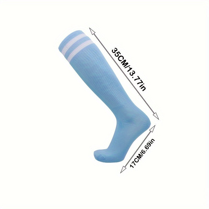 Men's Over Knee High Sport Socks - Striped Design