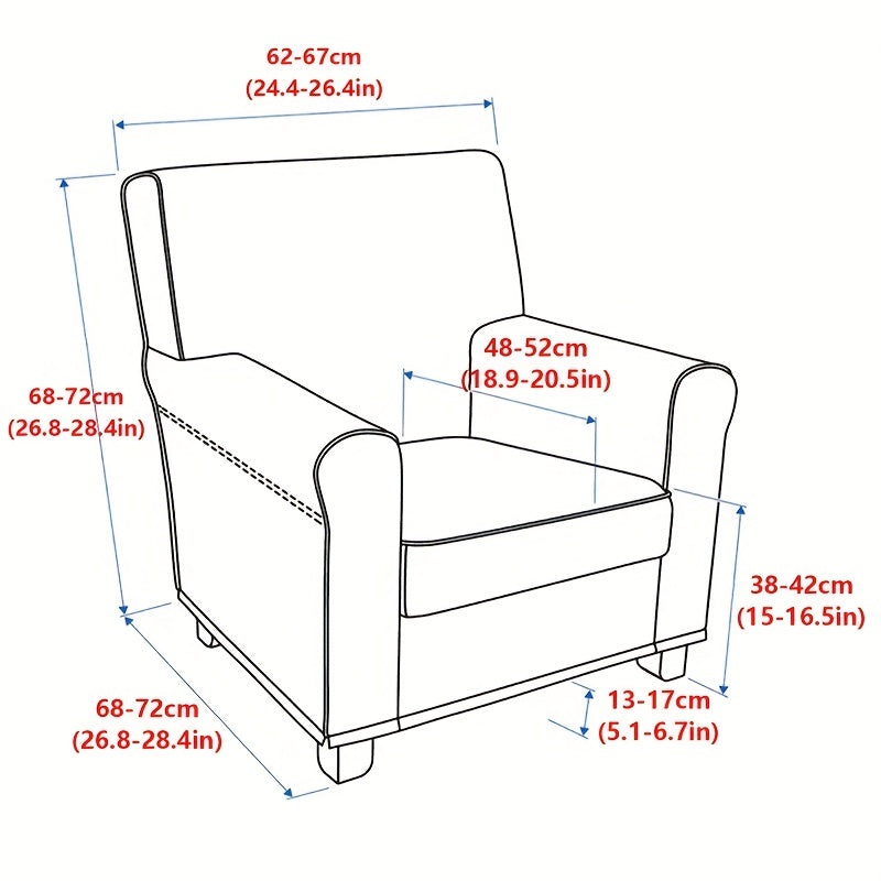 Waterproof Armchair Slipcover Furniture Protector for Home Decor