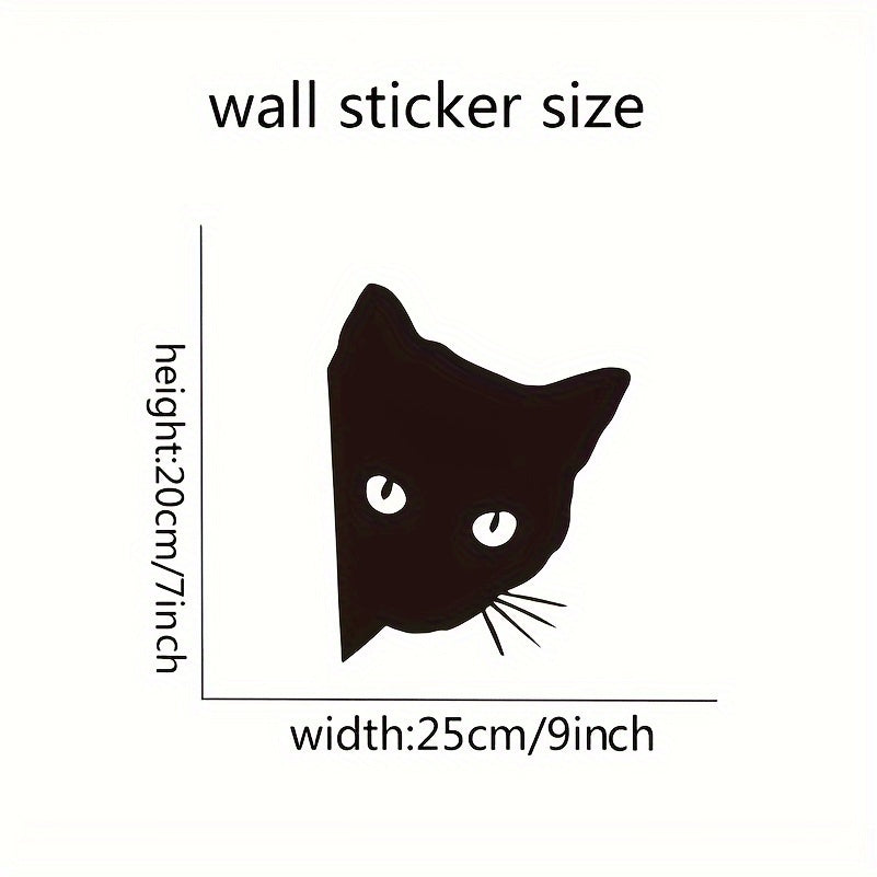 4pcs DIY Cartoon Expression Wall Stickers Bathroom Home Decor