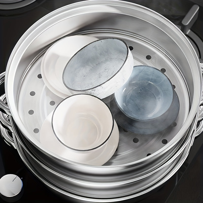 Large Stainless Steel Steamer Pot Set Thickened Household Cookware Kitchenware