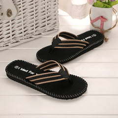 Men's Summer Breathable Beach Sandals Flip Flop Flat Shoes