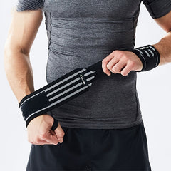 2pcs Sports Wrist Straps for Men Weightlifting Wrap Deadlift Compression Gear