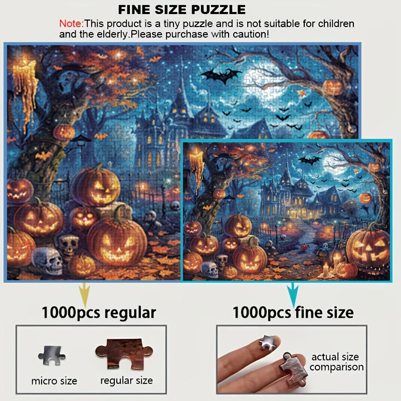 1000pcs Adult Villa Puzzle with Wildflowers and Books High Difficulty