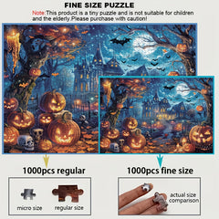1000pcs Adult Villa Puzzle with Wildflowers and Books High Difficulty