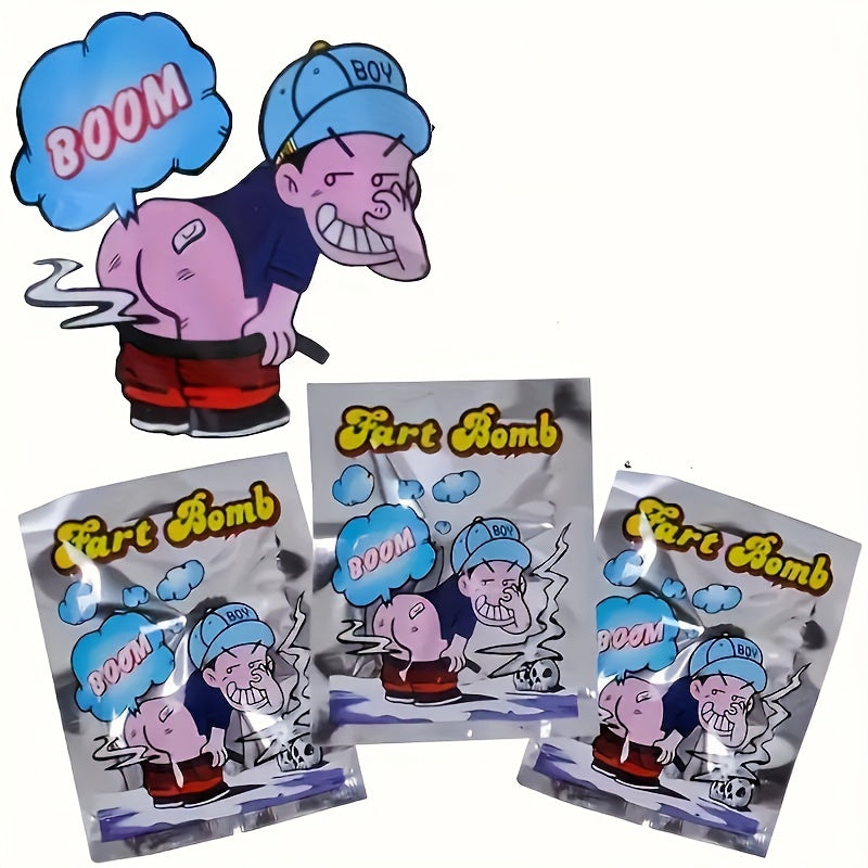 100pc Stench Fart Bag Prank Colorful Sachet Smelly Novelty Toys