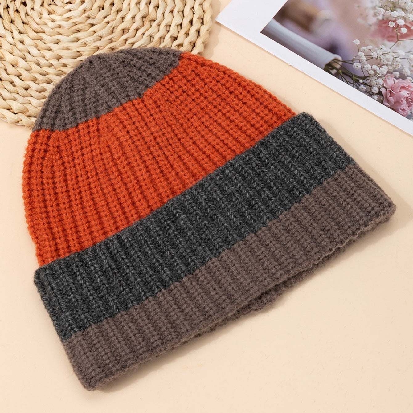 Winter Knit Beanie Hat Men Women Warm Skull Cap