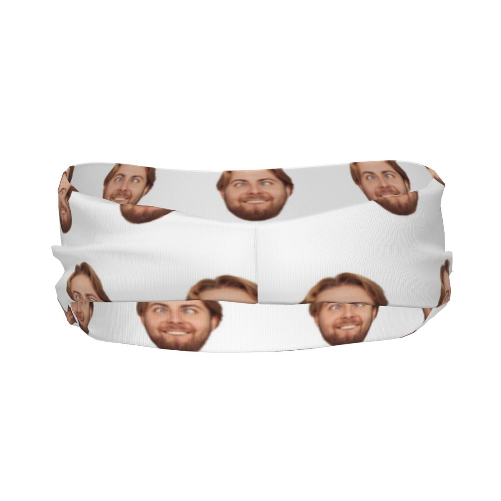 Custom Photo Headband Personalized Selfie Sports Hairband for Men & Women