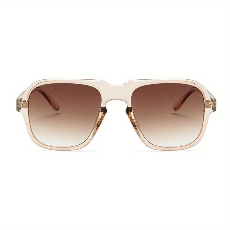 Aviator Square Sunglasses Retro Gradient Glasses UV400