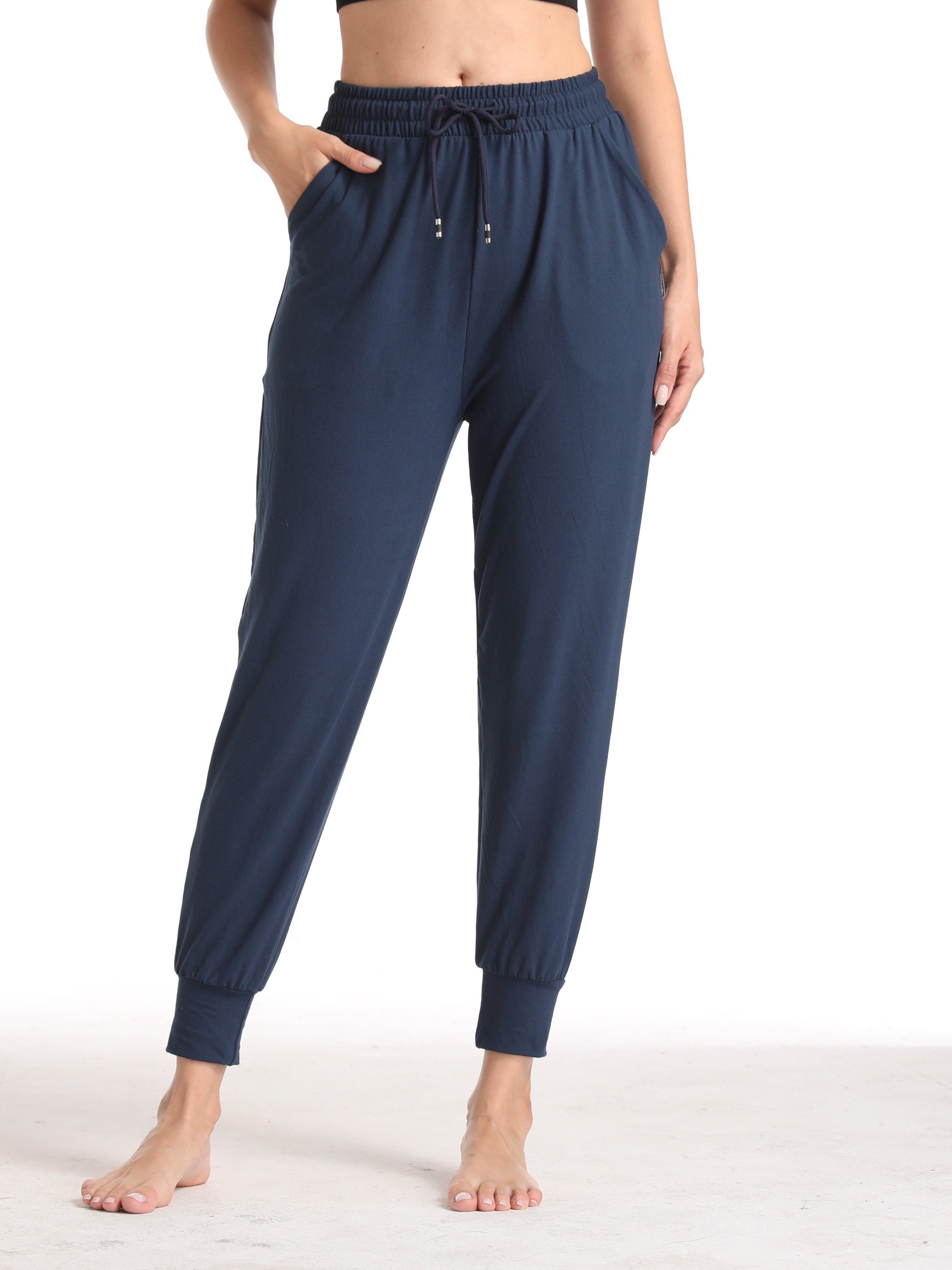 Women's Baggy Yoga Pants w/ Pockets - Comfortable & Stylish Activewear