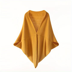 Cashmere Scarf Boho Solid Cloak Winter Vintage Cardigan