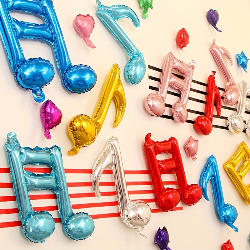 Music Party Balloon Decoration Eight Note Wedding Birthday Props