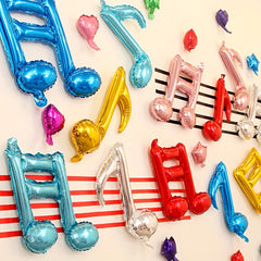 Music Party Balloon Decoration Eight Note Wedding Birthday Props
