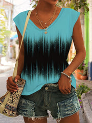 Casual Sleeveless Tank Top V Neck Summer Wear