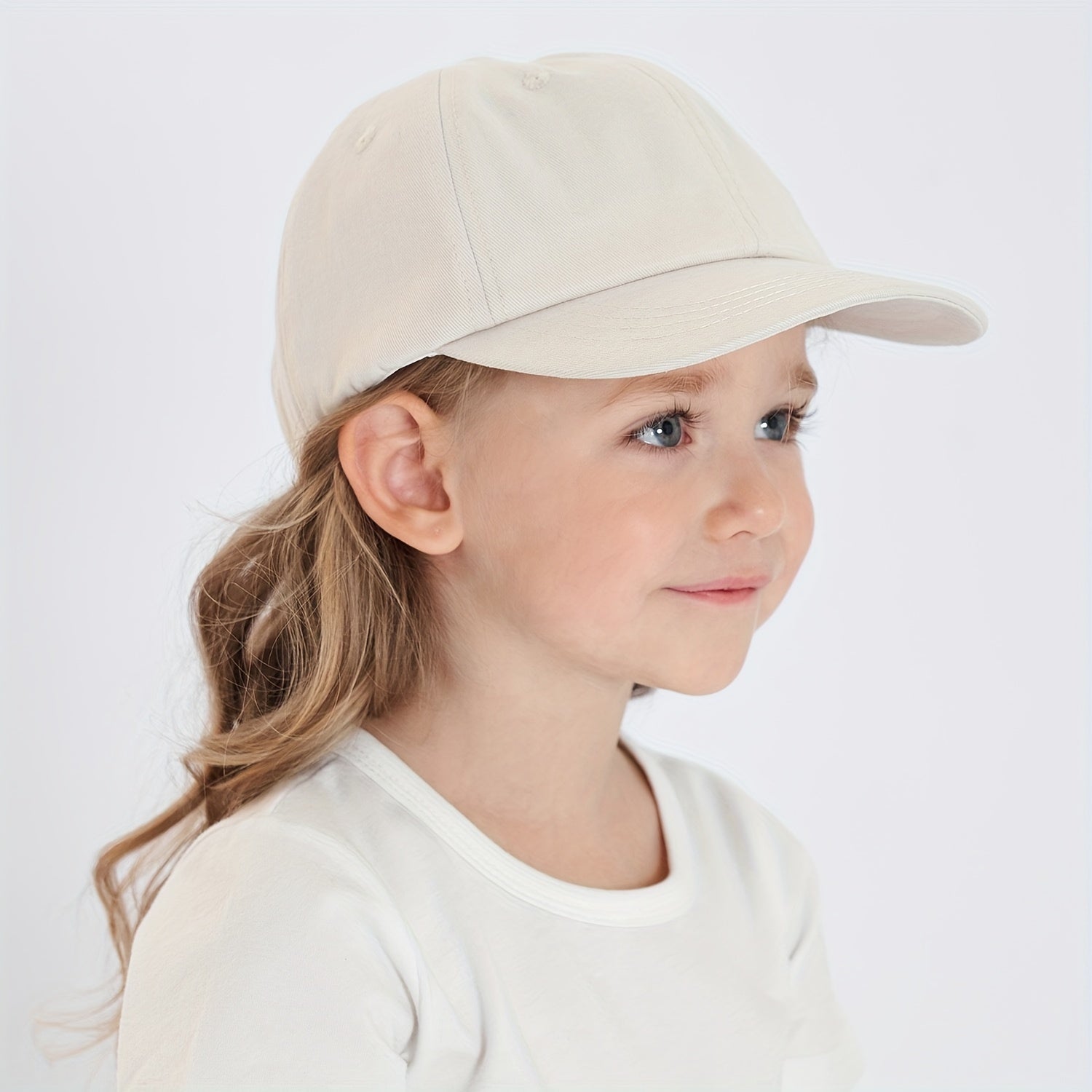 Kids Outdoor Peaked Cap Curved Brim Sun Hat