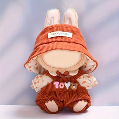 3pcs Morandi Casual Set for Dolls - Mini Doll Outfit Set with Removable Straps