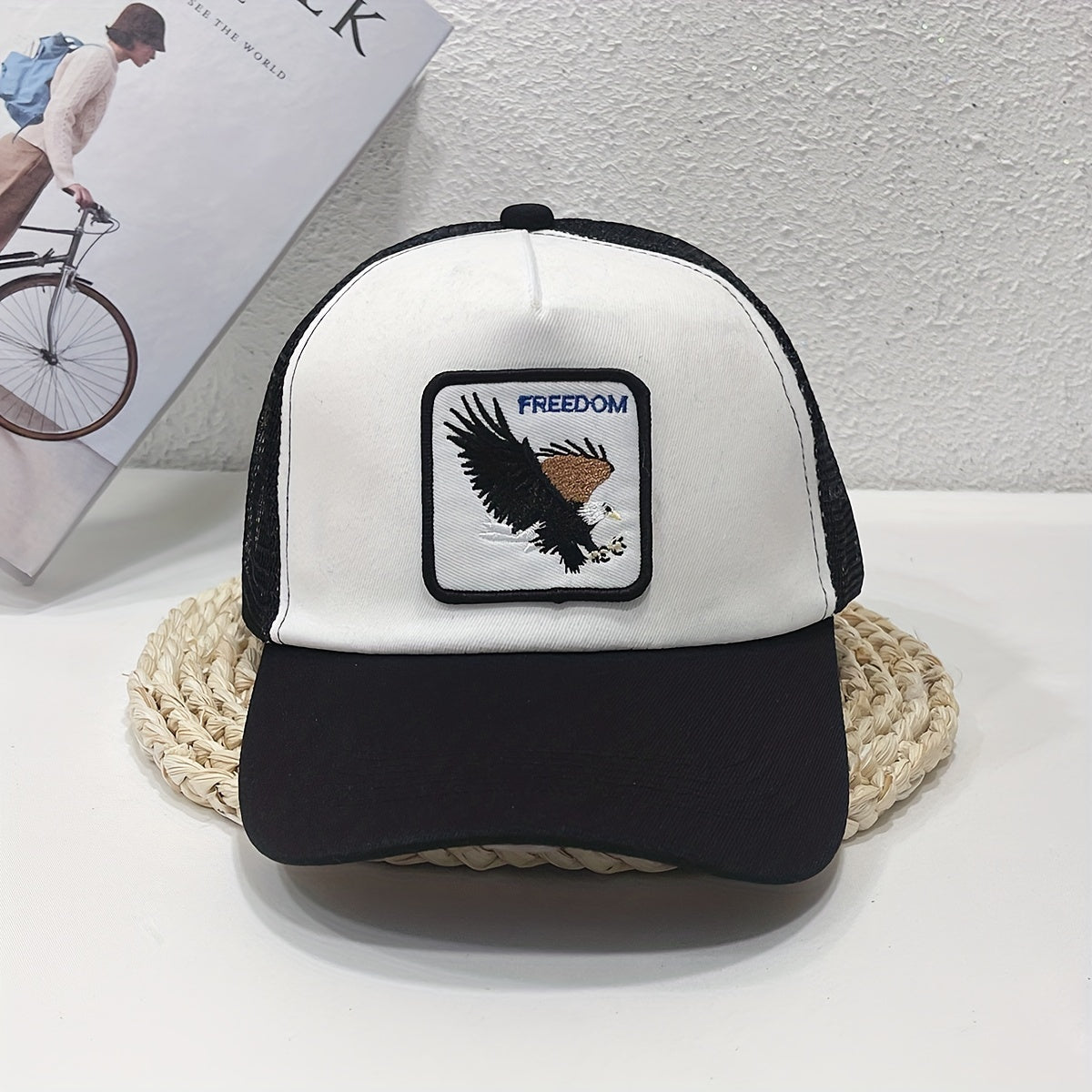 Eagle FREEDOM Animal Patch Men's Baseball Cap