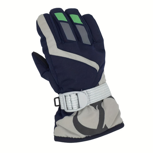 Kids' Winter Ski Gloves Windproof Waterproof Outdoor Hiking