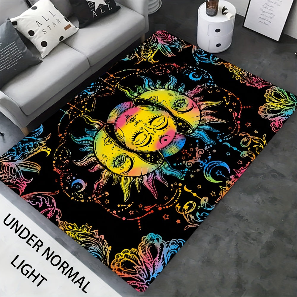 Large 3D Gaming Area Rug Machine Washable Living Room Gamepad Carpet Bedroom