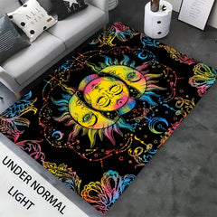 Large 3D Gaming Area Rug Machine Washable Living Room Gamepad Carpet Bedroom