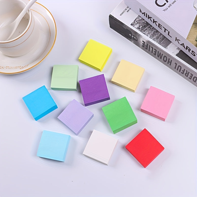 1100pcs Mini Sticky Note Paper 11 Mixed Small Square Self-adhesive Index
