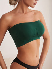 Strapless Seamless Wrap Chest Bra Intimates Underwire Tube Top Lingerie