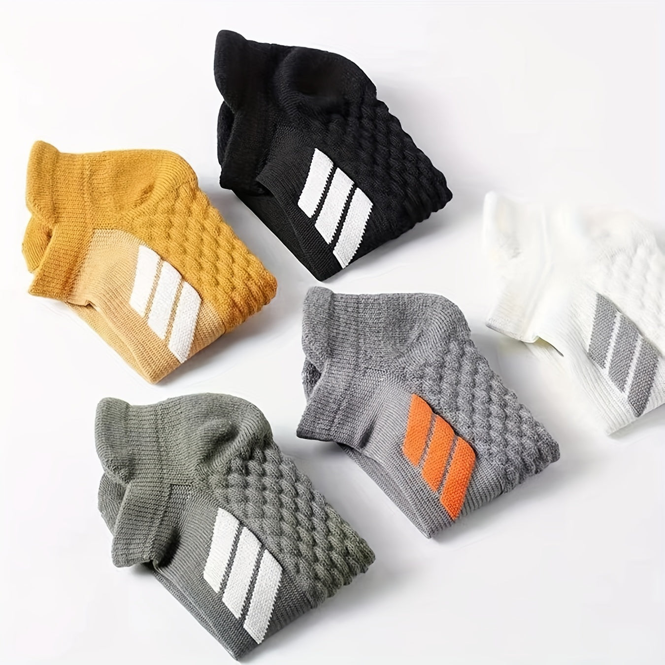 5 Pairs Winter Ankle Socks Men Women Thick Warm Sports Running