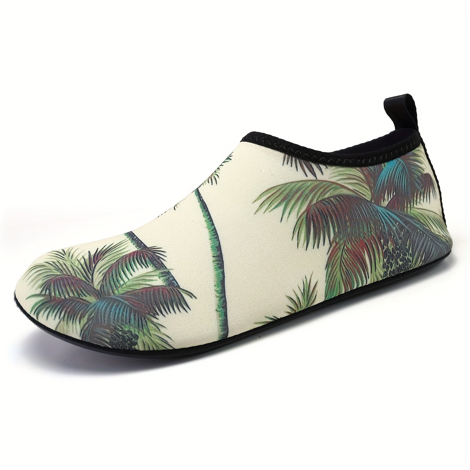Unisex Stripe Slip On Water Socks Quick Drying Beach Barefoot Shoes