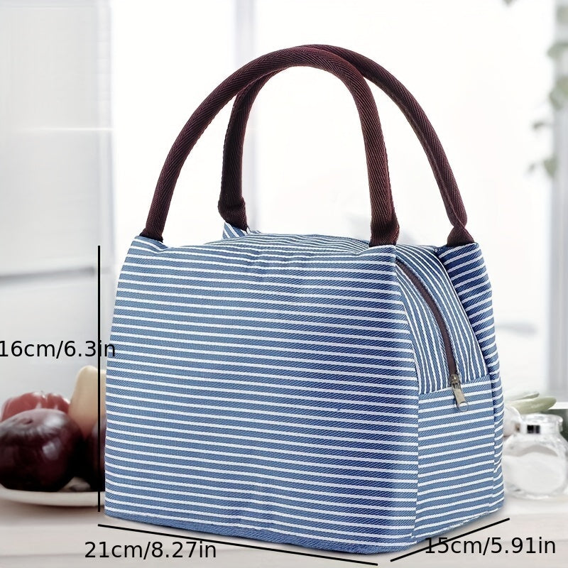Insulated Lunch Bag Aluminum Foil Liner Waterproof Leakproof Freez
