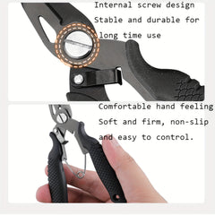 Fishing Plier Fish Lip Gripper Hook Remover Multifunctional Gear