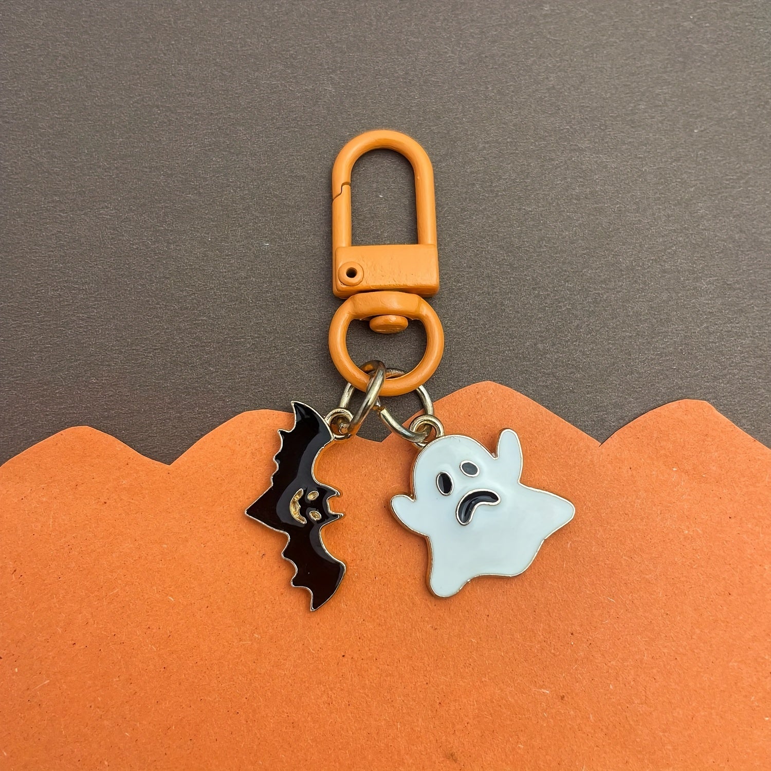 Creative Witch Pumpkin Spider Bat Keychain Wallets Backpacks Car Keys Pendant
