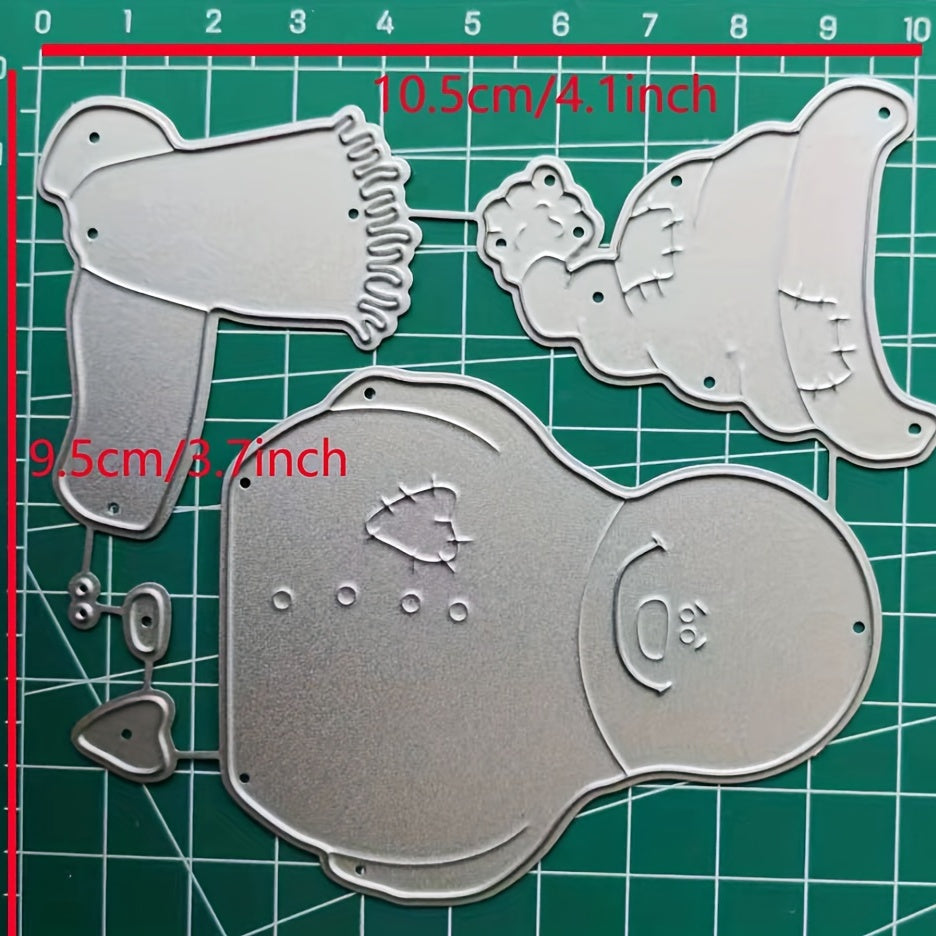 1pc Snowman Cutting Dies Metal Embossing Stencils Scrapbooking DIY Supplies