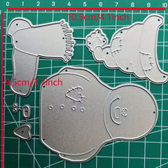 1pc Snowman Cutting Dies Metal Embossing Stencils Scrapbooking DIY Supplies