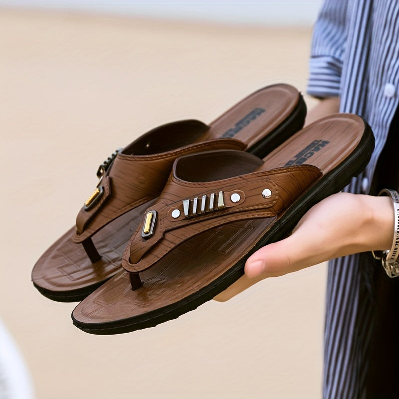 Men's Non Slip Flip Flops Quick Drying Thong Sandals