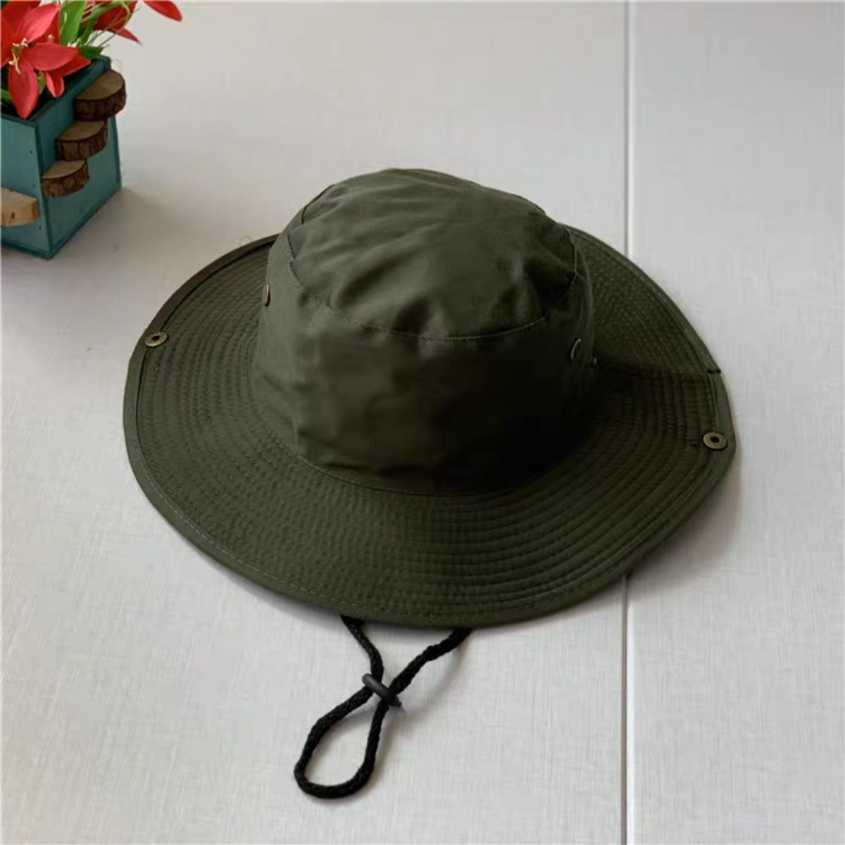 Bucket Sun Hat Floppy Cotton Wide Brim Summer Beach Caps