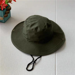 Bucket Sun Hat Floppy Cotton Wide Brim Summer Beach Caps