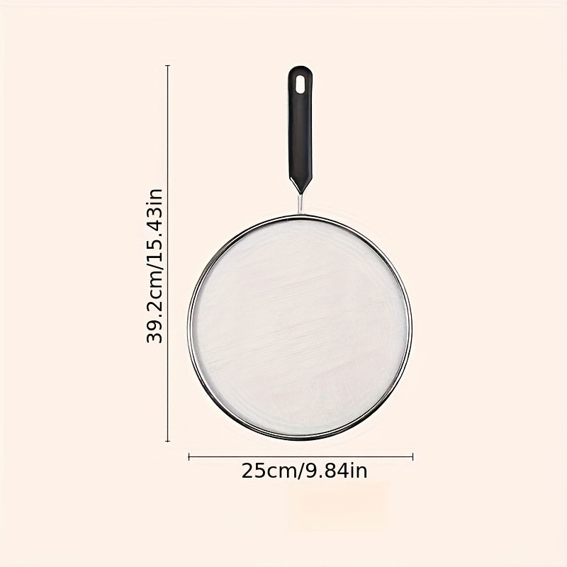Fry Pan Splatter Screen Kitchen Insulation Pot Lid Splash Net