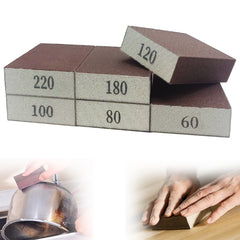 6pcs Coarse Fine Sanding Blocks 60-220 Grits Sand Foam Sandpaper