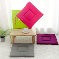Japanese Style Chair Cushion, Washable Polyester Seat Pad