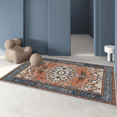 Boho Carpet Floor Mat Ethnic Style Persian Carpet 80 120 Polyester Rectangle Rug