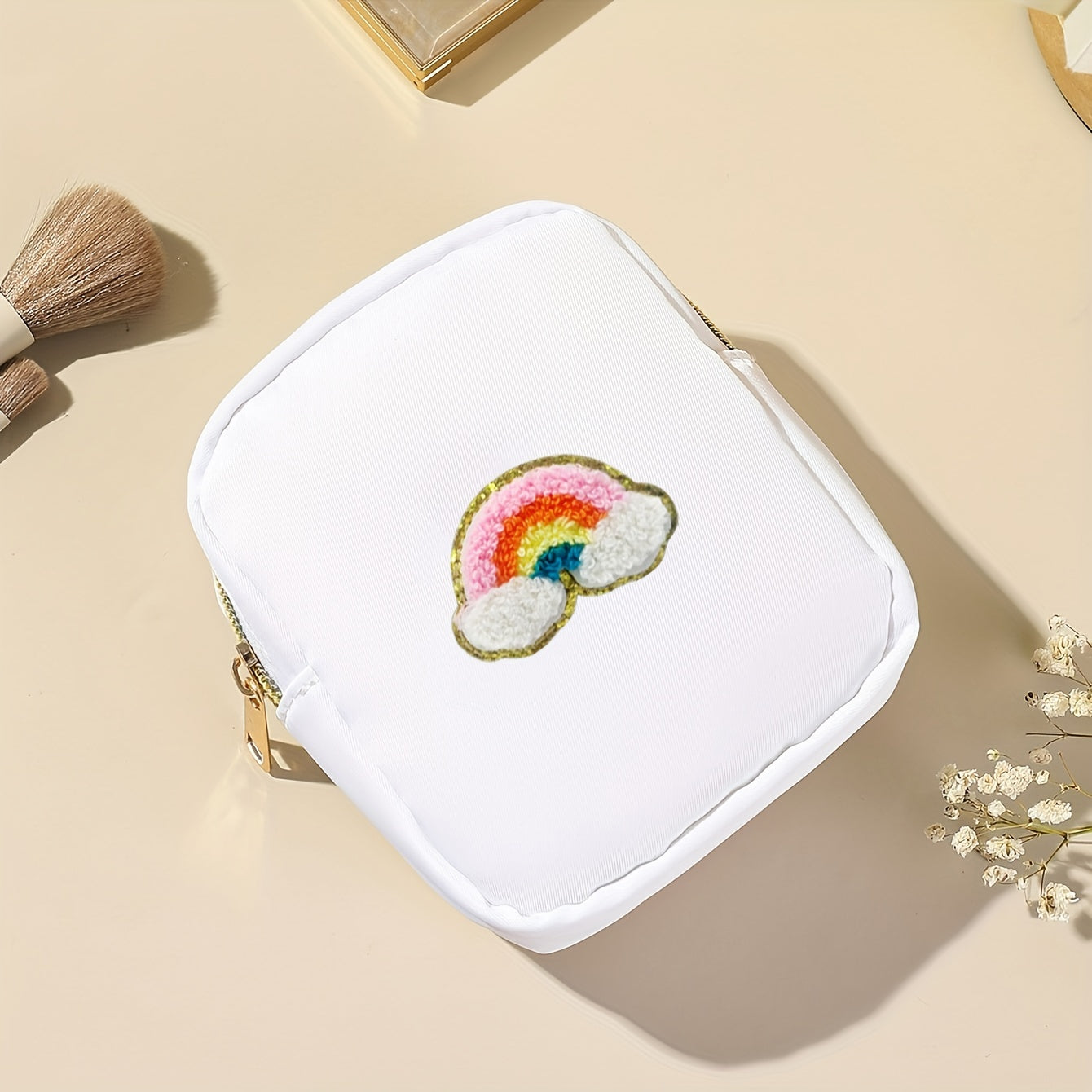 Small Nylon Makeup Bag for Purse Waterproof Travel Pouch