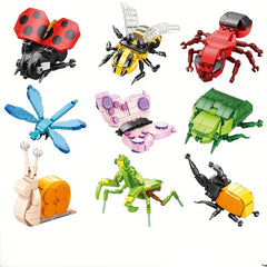 Insect Animal Party Building Blocks 1200 Pieces Bugs Construction Toy Set