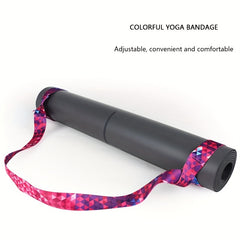 Flexible Yoga Mat Strap for Easy Storage & Improve Practice