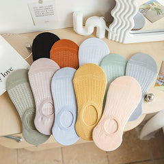 10 Pairs Women's Ankle Socks Solid Color Lightweight Stocking