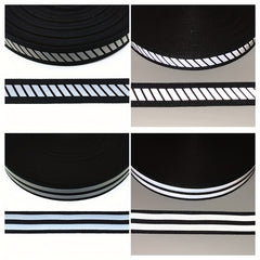 Grosgrain Reflective Ribbon 2 Yards Roll For DIY Crafts Sewing