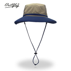 Men's Fisherman Hat Sunscreen Wide Brim Hat Spring Summer Outdoor Fishing Sunsha