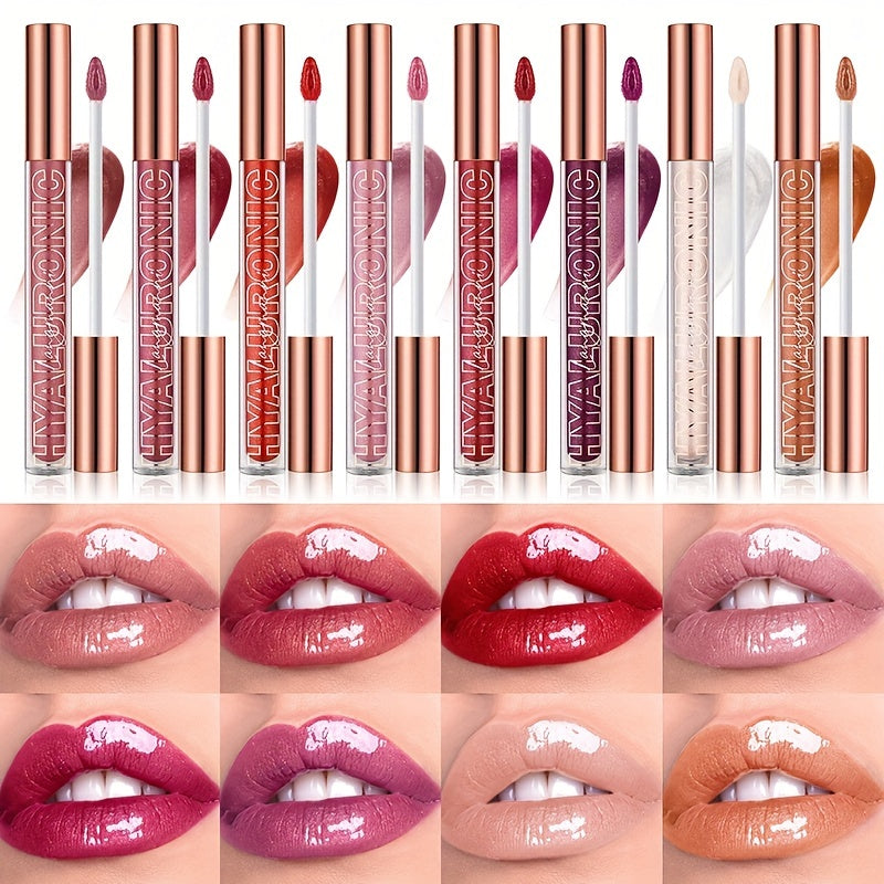 Hydrating Glitter Lip Gloss Long Lasting Waterproof High Pigment