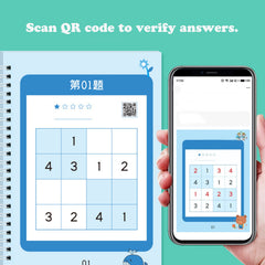 Sudoku Puzzle Book 9x9 Grids Math Mind Training Exercise Book